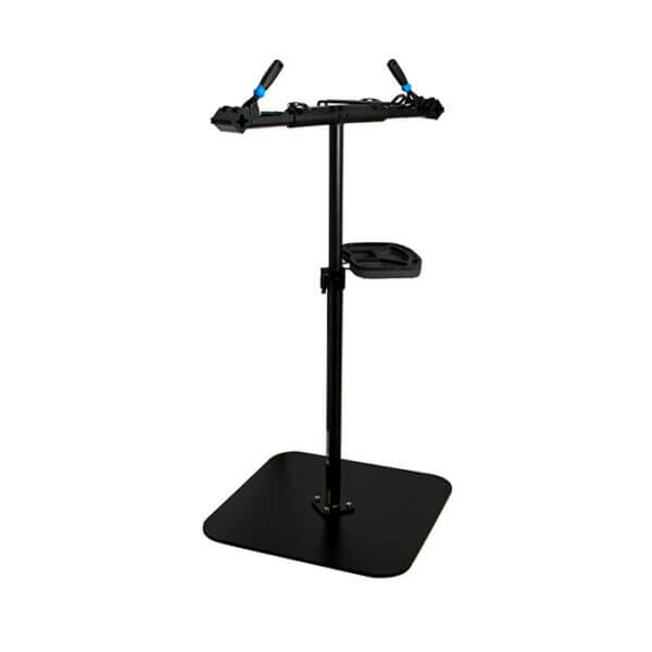 Pro repair stand with double clamp, manually adjustable